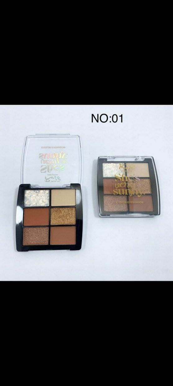 Bej Tonlarda 6'lı Göz Farı Paleti NO:02 - Görsel 2