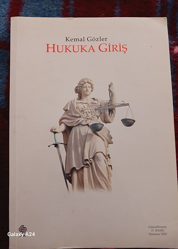 Kemal Gözler Hukuka Giriş Kitabı