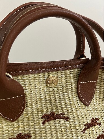 Longchamp Longchamp hasır çanta