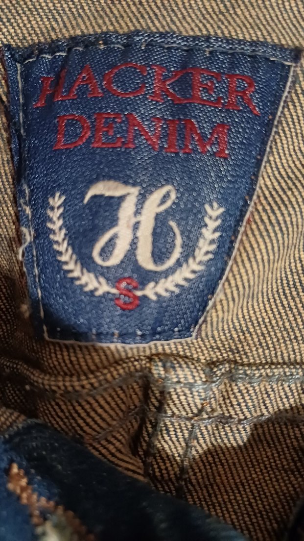 Kızlar için Koyu Mavi Denim Ceket - Görsel 2