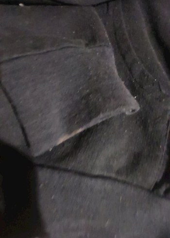 Siyah Fermuarlı Erkek Kapüşonlu Sweatshirt - Görsel 3