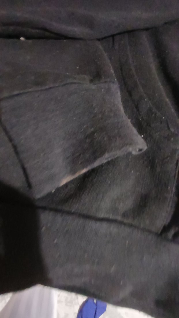 Siyah Fermuarlı Erkek Kapüşonlu Sweatshirt - Görsel 3