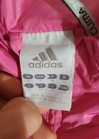 Parlak Pembe Kadın Spor Ceket Fermuarlı - Görsel 2