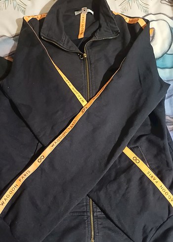 Fermuarlı Siyah Erkek Polar Sweatshirt - Görsel 4