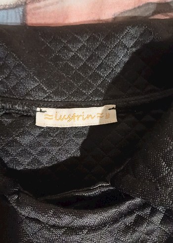 Fermuarlı Siyah Deri Biker Ceket - Görsel 2