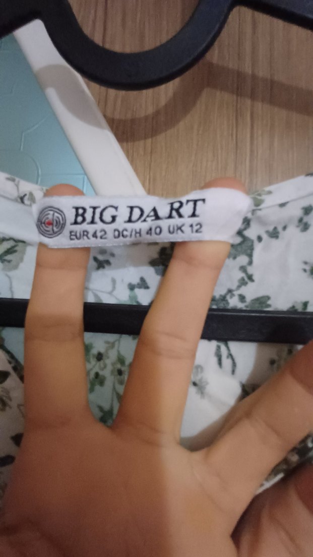 Pamuklu V Yaka Bohem Midi Elbise - Görsel 2