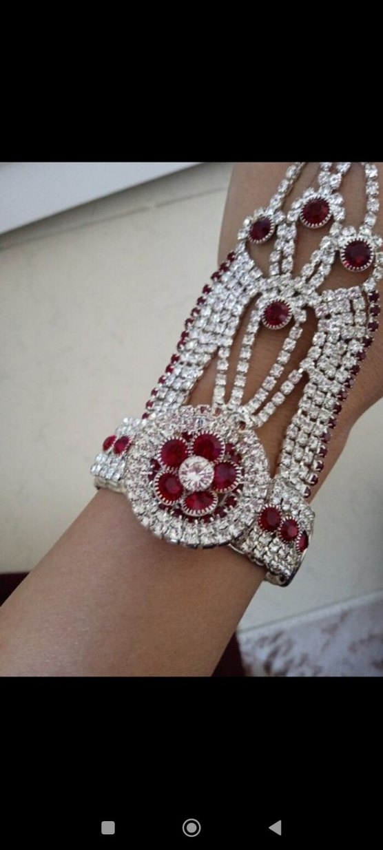 ayarlanabilir bileklik yüzük birleşimli - Görsel 3