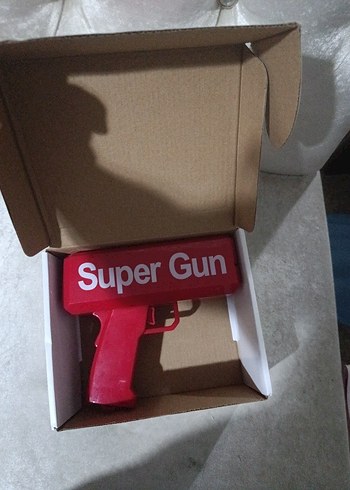 Renkli Kırmızı Süper Oyuncak Tabanca - Görsel 5