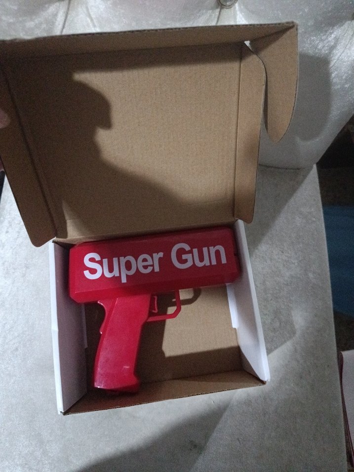 Renkli Kırmızı Süper Oyuncak Tabanca - Görsel 5