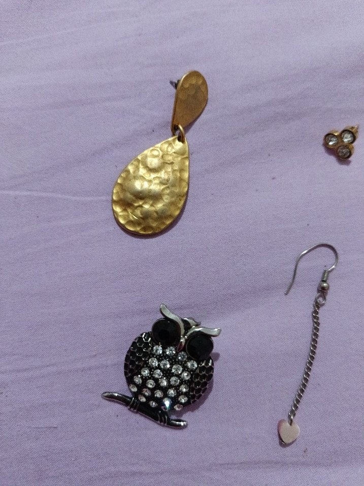 Altın Renkli Kadın Küpe Seti - Görsel 2