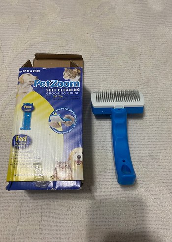 PetZoom Kendini Temizleyen Tüy Fırçası - Görsel 2