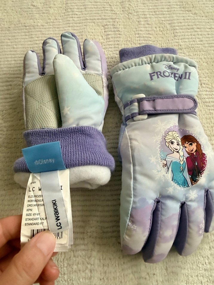 Frozen Kız Çocuk Kar Eldiveni - Görsel 3