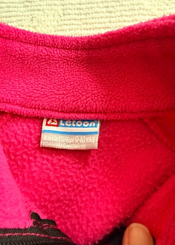 Kız Çocuk Pembe Fermuarlı Polar Ceket - Görsel 3