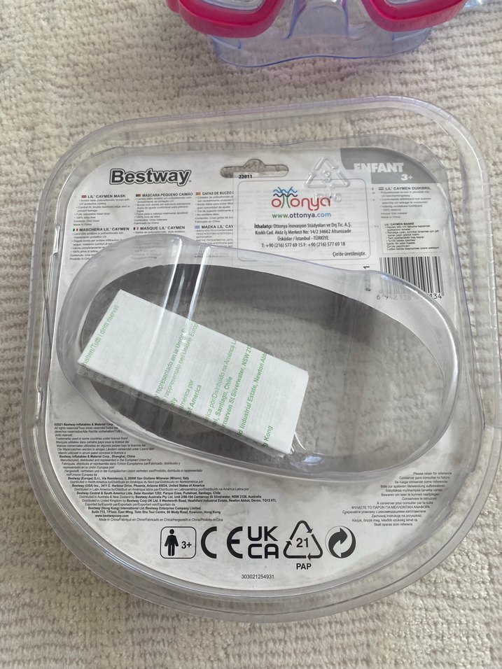 Renkli Çocuk Yüzme Gözlüğü - Bestway - Görsel 3