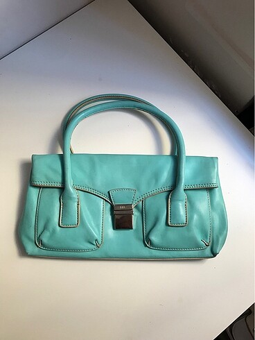 Mango deri vintage çanta