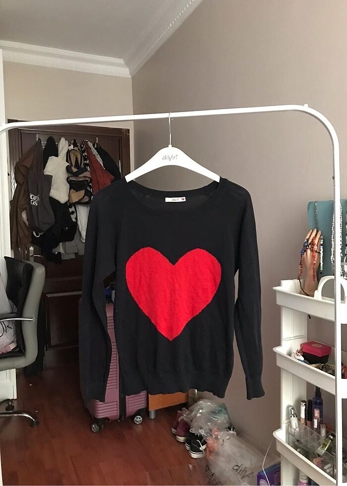 Kalpli y2k vintage üst - Görsel 3