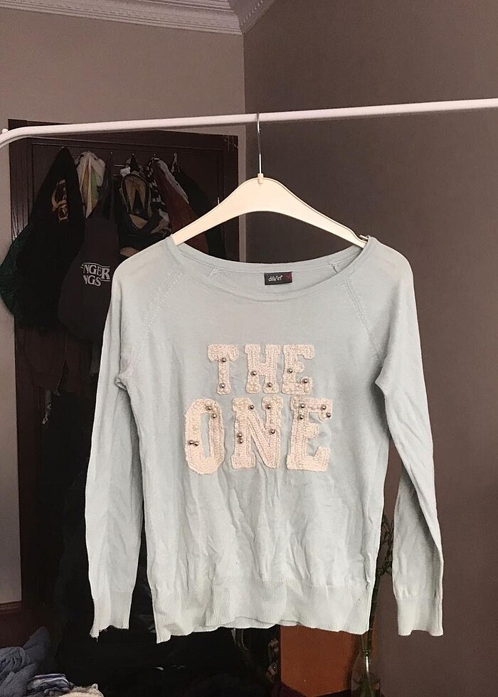 Boncuk işlemeli vintage y2k bluz - Görsel 2