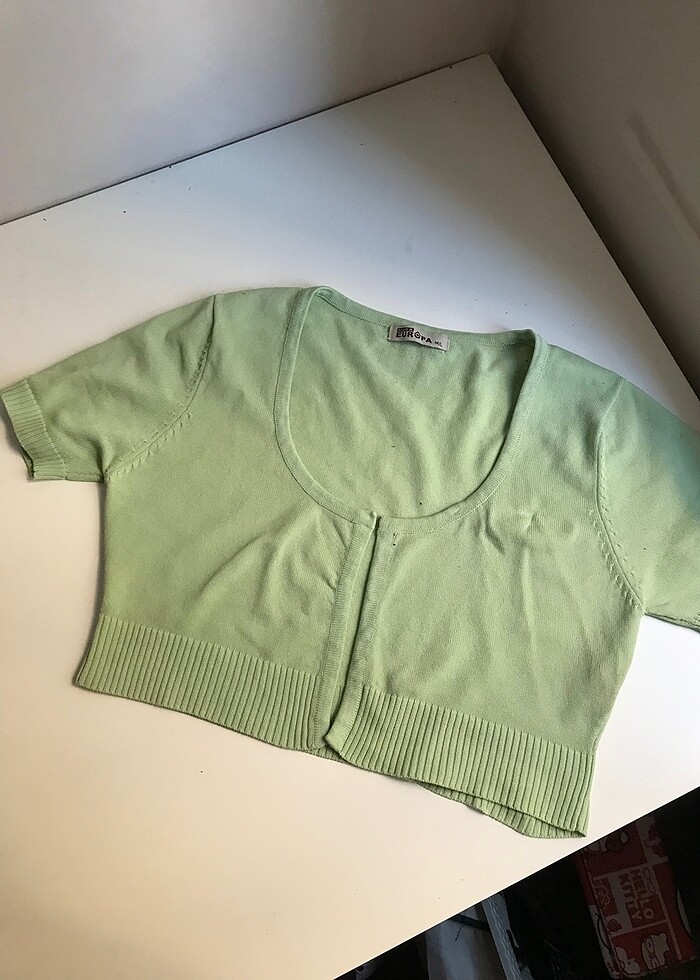 Mini bolero hırka vintage y2k - Görsel 2
