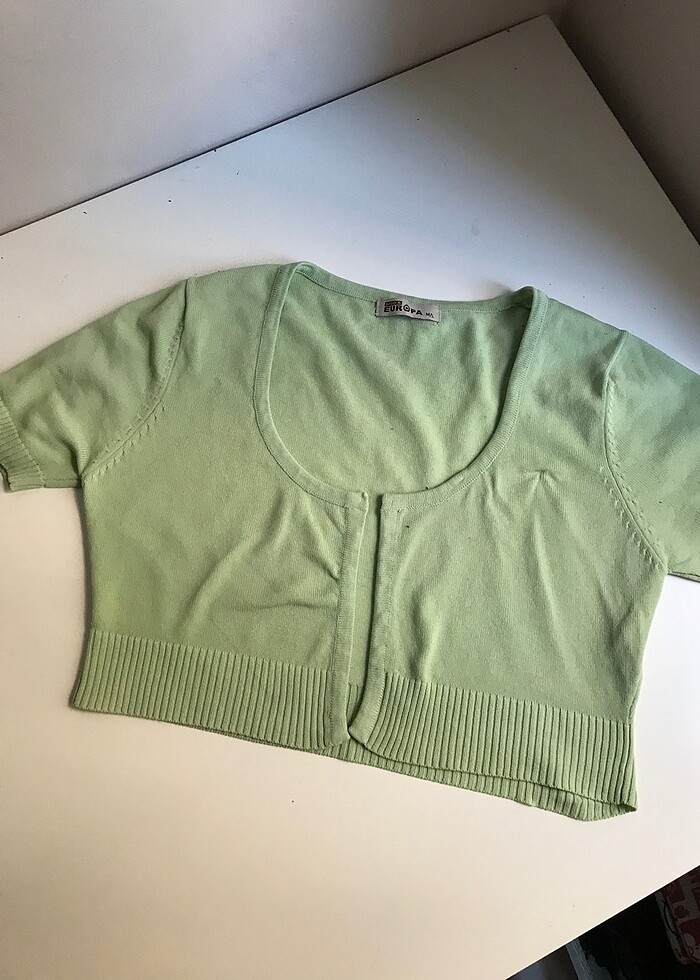 Mini bolero hırka vintage y2k - Görsel 3