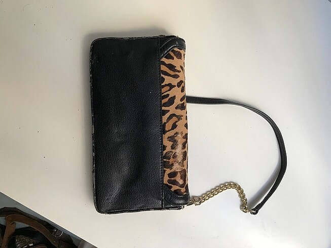 Nine west leopar çanta vintage y2k - Görsel 4