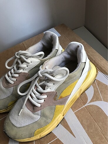 vintage görünümlü spor ayakkabı - Görsel 5