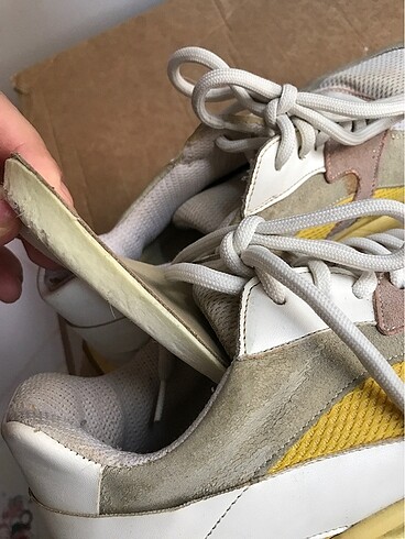 vintage görünümlü spor ayakkabı - Görsel 6