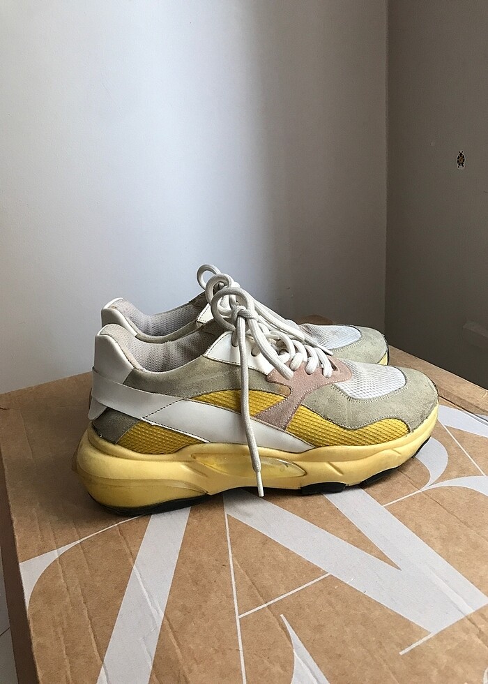 vintage görünümlü spor ayakkabı - Görsel 4