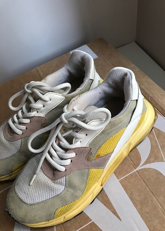 vintage görünümlü spor ayakkabı - Görsel 5