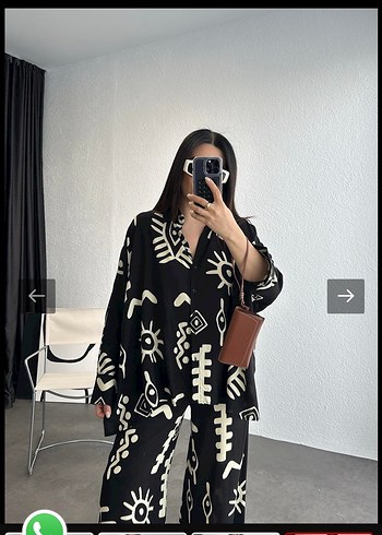 Batik desen ikili takım