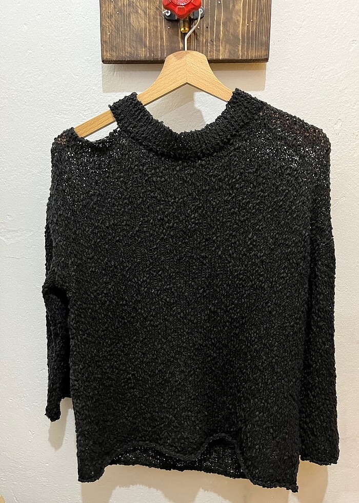 Mavi marka siyah kazak - Görsel 3