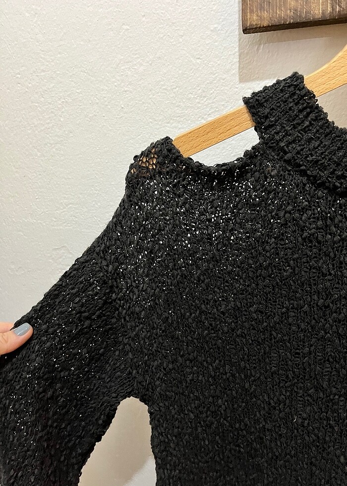 Mavi marka siyah kazak - Görsel 5