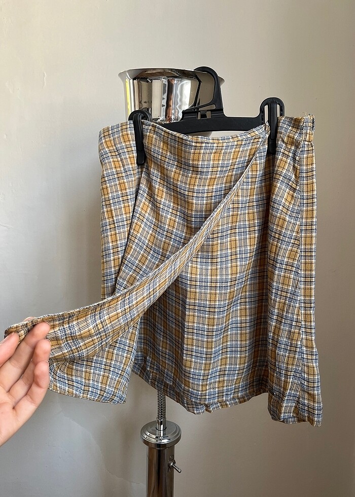 Pull&bear kapaklı kolej eteği - Görsel 3