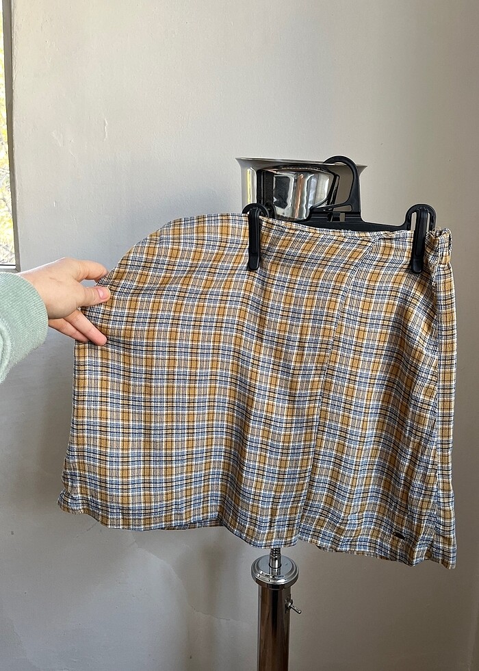 Pull&bear kapaklı kolej eteği - Görsel 4