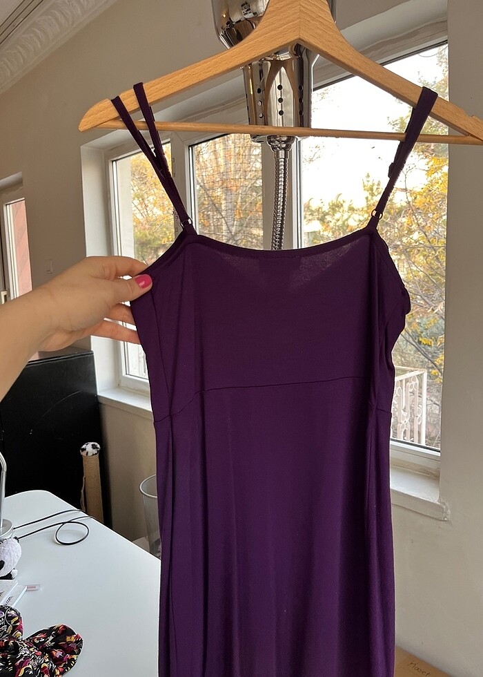 Mor elbise - Görsel 2