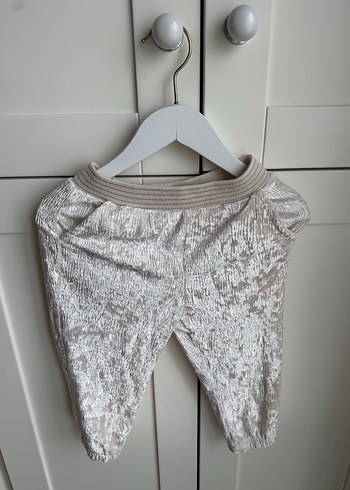 Beyaz Parlak Keten Kız Çocuk Ceket - Görsel 5