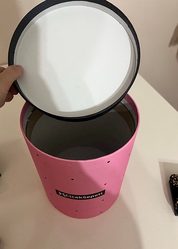 Beden Renk Pastel Pembe Makyaj Organizer Kutusu