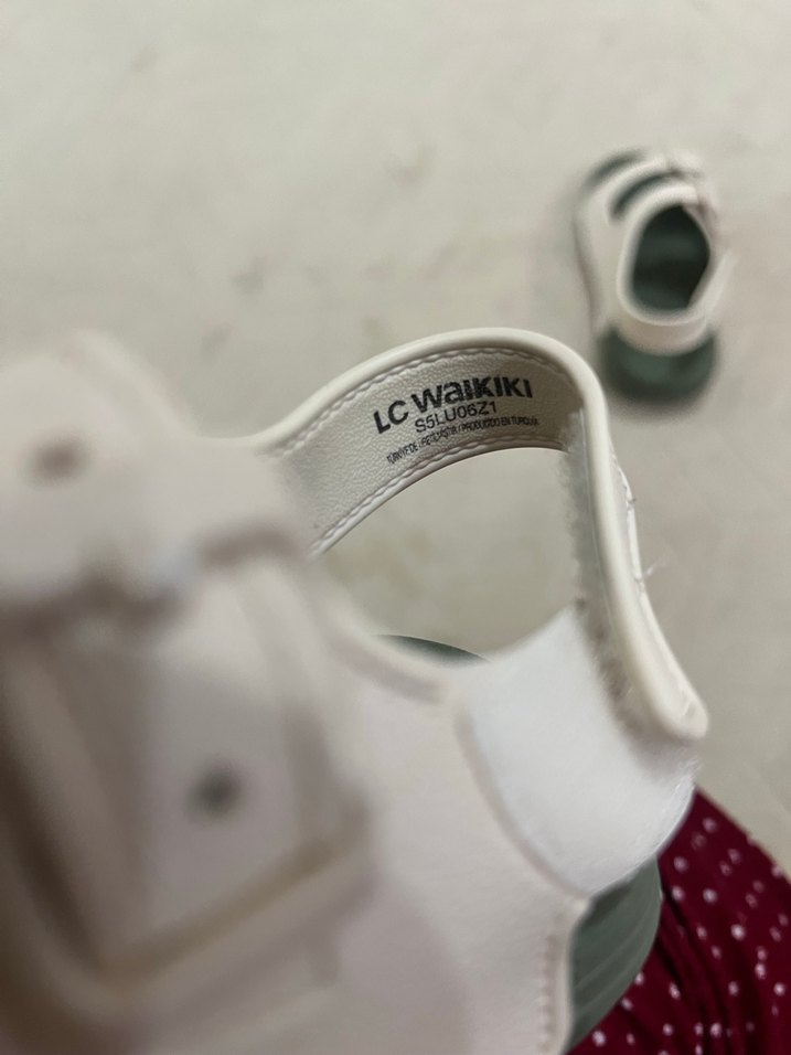 Erkek Çocuk Beyaz Tokalı sandalet - Görsel 3