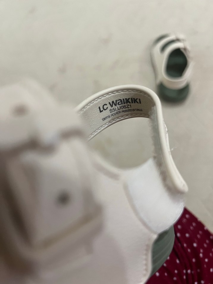 Erkek Çocuk Beyaz Tokalı sandalet - Görsel 4