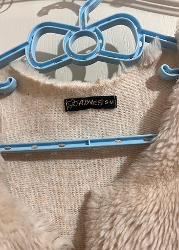 Bej Kürklü Midi Kadın Yelek - Görsel 3