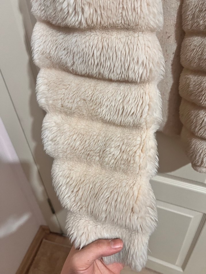 Bej Kürklü Midi Kadın Yelek - Görsel 4