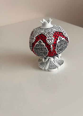 Kırmızı Taşlı Süsleme Nar Figürü - Görsel 3