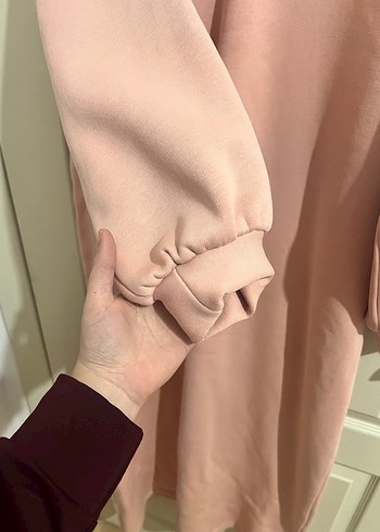 Özel dikim 3 iplik polarlı elbise - Görsel 3