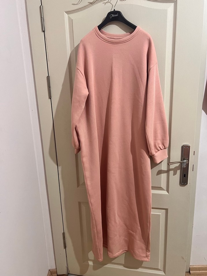 Özel dikim 3 iplik polarlı elbise - Görsel 2