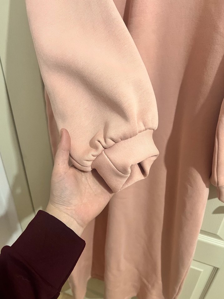 Özel dikim 3 iplik polarlı elbise - Görsel 3