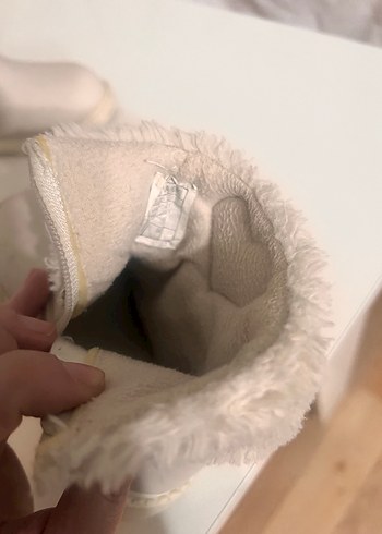 Kız Çocuk Gri Kürklü Sokak Stili Bot - Görsel 3