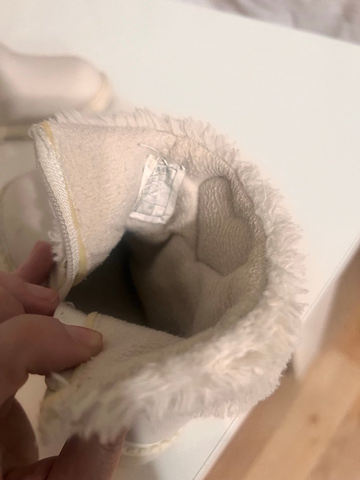 Kız Çocuk Gri Kürklü Sokak Stili Bot - Görsel 3