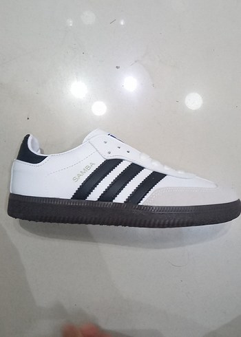 Siyah Beyaz Adidas Samba Kadın Spor Ayakkabı