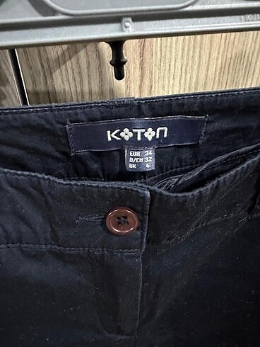 Koton koton 34 beden lacivert kumaş pantalon