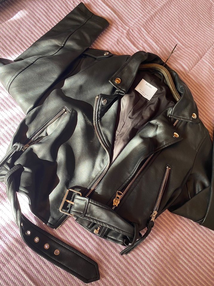 Deri çeket kısa boy az kullanılmış - Görsel 4