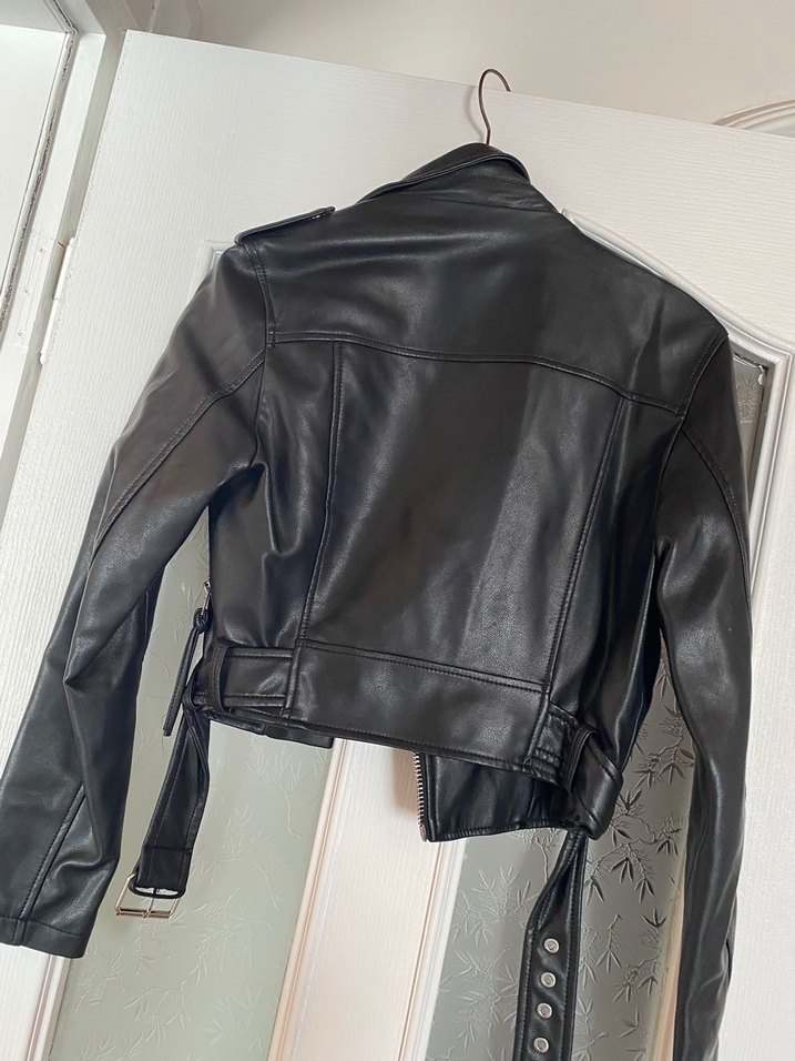 Deri çeket kısa boy az kullanılmış - Görsel 3